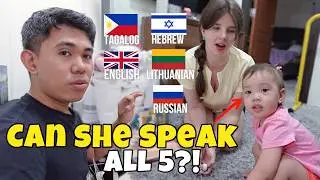 Testing How Many of Our 5 Languages Our Daughter Understands and Speaks