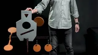 Mr Target - Modular Reactive Steel Targets - Gong Rack Accessory