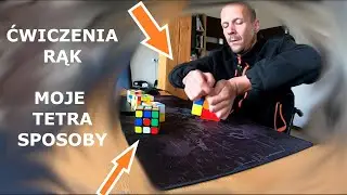 Aktywna rehabilitacja, moje ćwiczenia tetra rąk Kostką RUBIKA
