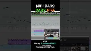 MIDI Bass Daily riff 69