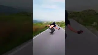 Speeding around on a skateboard #skateboarding #skate #skating #automobile #gta