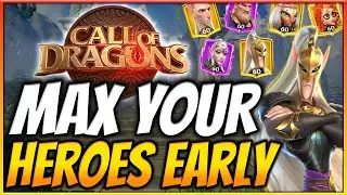 HERO LEVELING Tips and Tricks - Call of Dragons