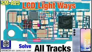 Samsung A25/SM-A256 Display Light iC Problem Solution.Samsung A25/SM-A256 LCD Light iC Ways Jumper📲✅