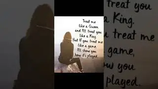 Treat Me Like a Queen 😌 | Powerful Relationship Quote | Girls Attitude Status#shorts #relationship