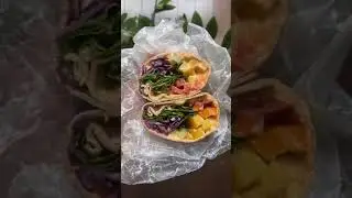 🌈RAINBOW ROLLS🌈  #lunchrecipe #plantbasedrecipes #veganrecipes #rainbow #roll3