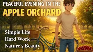 A Peaceful Evening in the Apple Orchard | Simple Life, Hard Work & Nature&rsquo;s Beauty