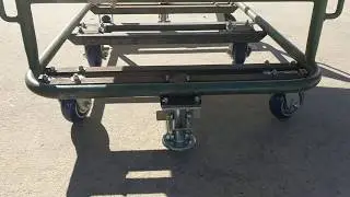 Ergonomic Industrial Casters for Roll Handling Warehouse Cart