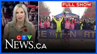The &ldquo;icicle kick&rdquo; seen around the world | CTV News Ottawa at Six for Monday, Nov. 10, 2025