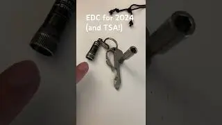 EDC for 2024 (and TSA!) #edc #travel #flying