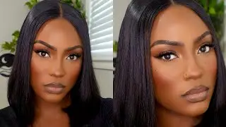 HOW TO WEAR A WIG OVER LOCS|| QT HAIR REVIEW 5x5 GLUELESS  12