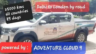 Delhi to London by road
