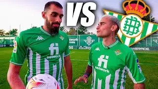 BORJA IGLESIAS VS DELANTERO09 - Retos de Fútbol ft. Real Betis Balompié