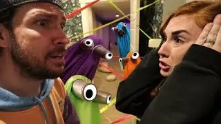 RAiNBOW GHOSTS 3!! 🌈👻 Adley & Shonduras SAVE jenny!! Adley goes back inside the Portal House!!