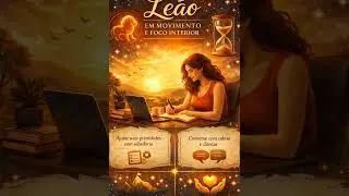LE&Atilde;O EM MOVIMENTO E FOCO INTERIOR #encantoastral.leao #encantoastral #signodeleao