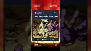 Frieza Saves Goku from Jiren #dragonball
