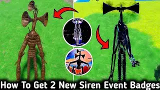 How To Get WOOD SirenHead Badge + DARK SirenHead Badge Morphs In Tiny Universe Roleplay - SirenEvent