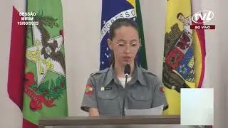 Pronunciamento Mirim Vit&oacute;ria Gabriele Bauer - 13/03/2023