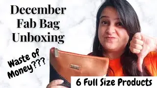 Fab Bag December 2021 | Fab Bag Review & Unboxing | 7 Products | Revolution Pro Lipstick | SERY