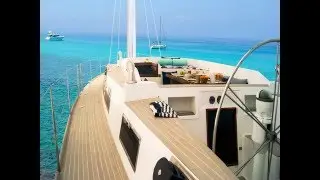 Durable synthetic teak material for Boat Decking