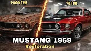 1969 Mustang Mach 1 428 Shaker Restoration  Classic Muscle Reborn (ASMR)