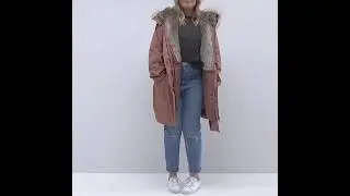 ASOS CURVE Parka with Detachable Faux Fur Liner