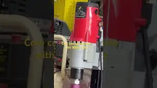 Core cutting machine with 300mm bit.   #machine #agriculturefarming #cuttingmachine