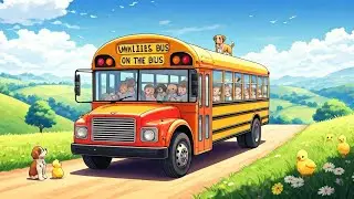Wheels on the Bus 🚍 | Sing, Dance & Ride! | Fun Nursery Rhyme for Kids 🎉 🌈 Sing Along for Toddlers