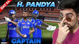 CAPTAIN! HARDIK PANDYA CAREER MODE Cricket 24 | 30 DAYS 30 CAREER MODES
