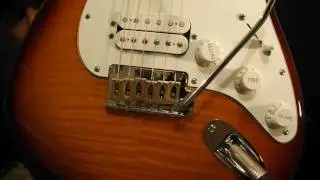 KGC Brass Big Block Tremolo Block, Killer Claw, Brass Saddles - Before-After Demo