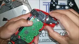 How to replace a PS4 controller cover housing shell case PART 1/2