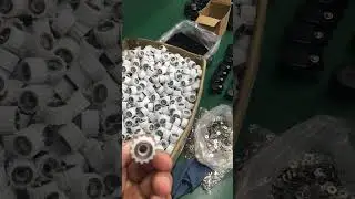 Somfy curtain track accessories, production