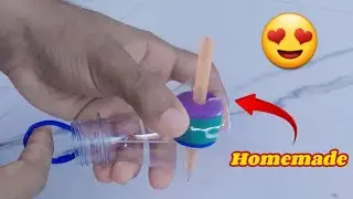 How to make high speed bayblade with launcher | DIY   bayblade | Spinning top