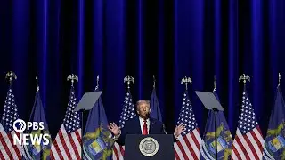 WATCH: Trump criticizes Biden for speeches during his presidency