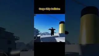 Cargo Ship Collision - Ship Sailing and Sinking Simulator #roblox #sailandsink