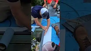Skylights installation #roofing
