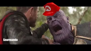 Thanos scream replaced by Mario
