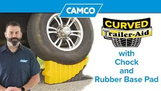 Curved Trailer-Aid&reg; with Chock and Rubber Base Pad