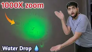 1000x Zoom, Water Drop 💧 Experiment | Shocking Result 😲