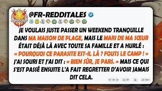 Le mari de ma sœur m'a crié dessus de quitter ma propre maison de plage. Je lui ai fait regretter...