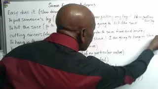 SOME ENGLISH IDIOMS