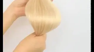 Amazing Beauty Hair Extensions #60 Platinum Blonde Tape In Hair Extensions