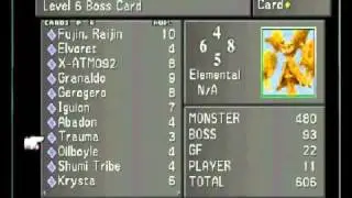 Final Fantasy VIII - All Cards