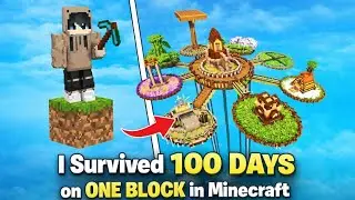 I Survived 100 Days on One Block in Minecraft (Episode - 1)