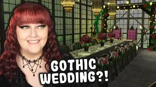 I built a Gothic Wedding Venue in The Sims 4