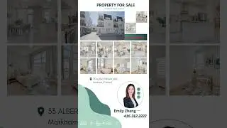 📍Luxury End-Unit Townhome in Cachet | 33 Albert Firman Lane, Markham