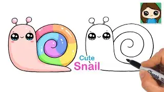 How to Draw a Snail 🐌