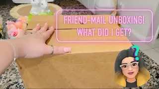 FRIEND MAIL UNBOXING! What did I get?