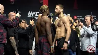 UFC 324: Ateba Gautier vs. Andrey Pulyaev Weigh in Face Off