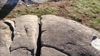 Ice wedging on Kangaroo Hill