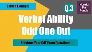 Verbal Ability | Odd One Out | Translators are like bumblebees